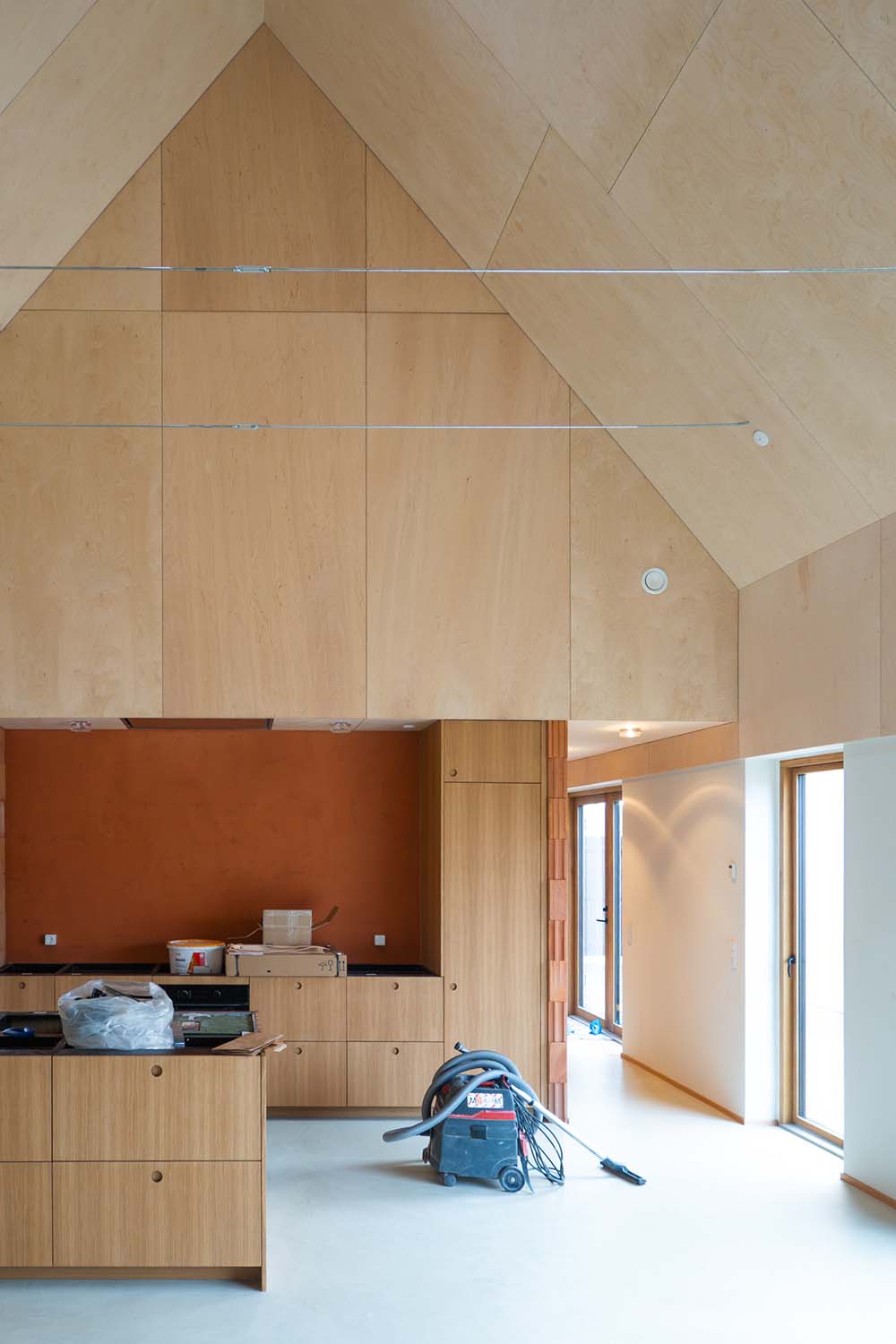 Hus under konstruktion