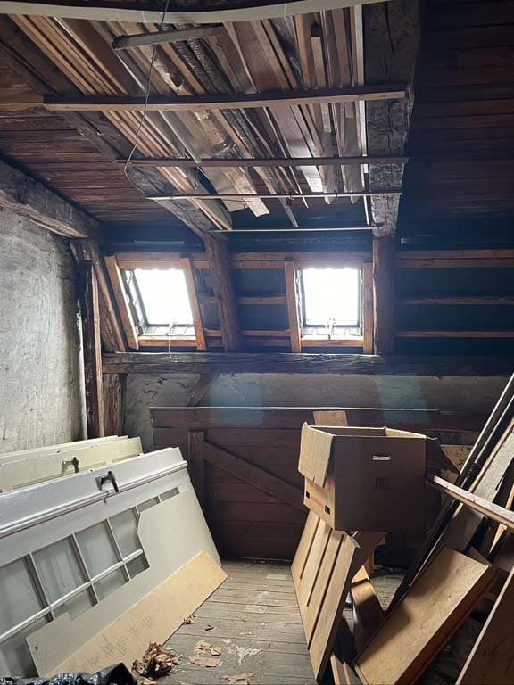 Eksisterende billede af taget