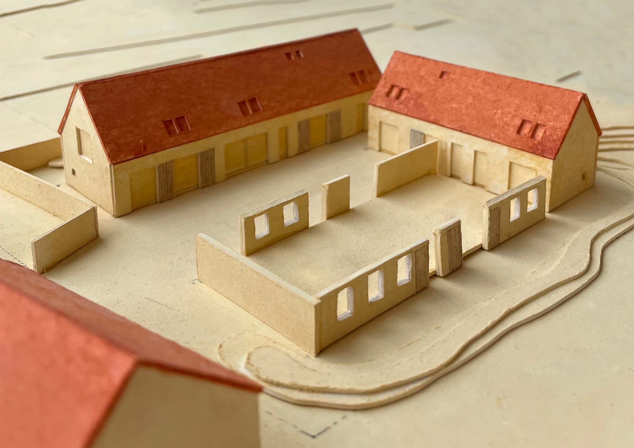 Model af husene